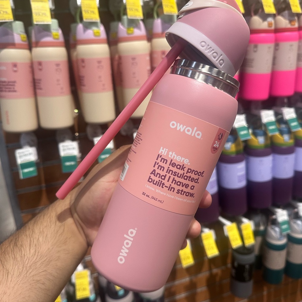 Owala Rosy Dreams 32oz Whole Foods Exclusive BRAND NEW!!! - Picture 5 of 8